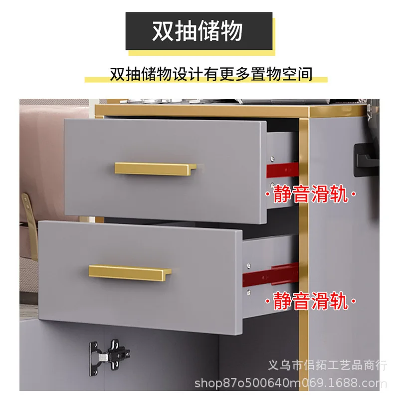 Portable Hairdressing Trolley Rolling Storage Utility Salon Trolley Aesthetic Drawers Salon Furniture