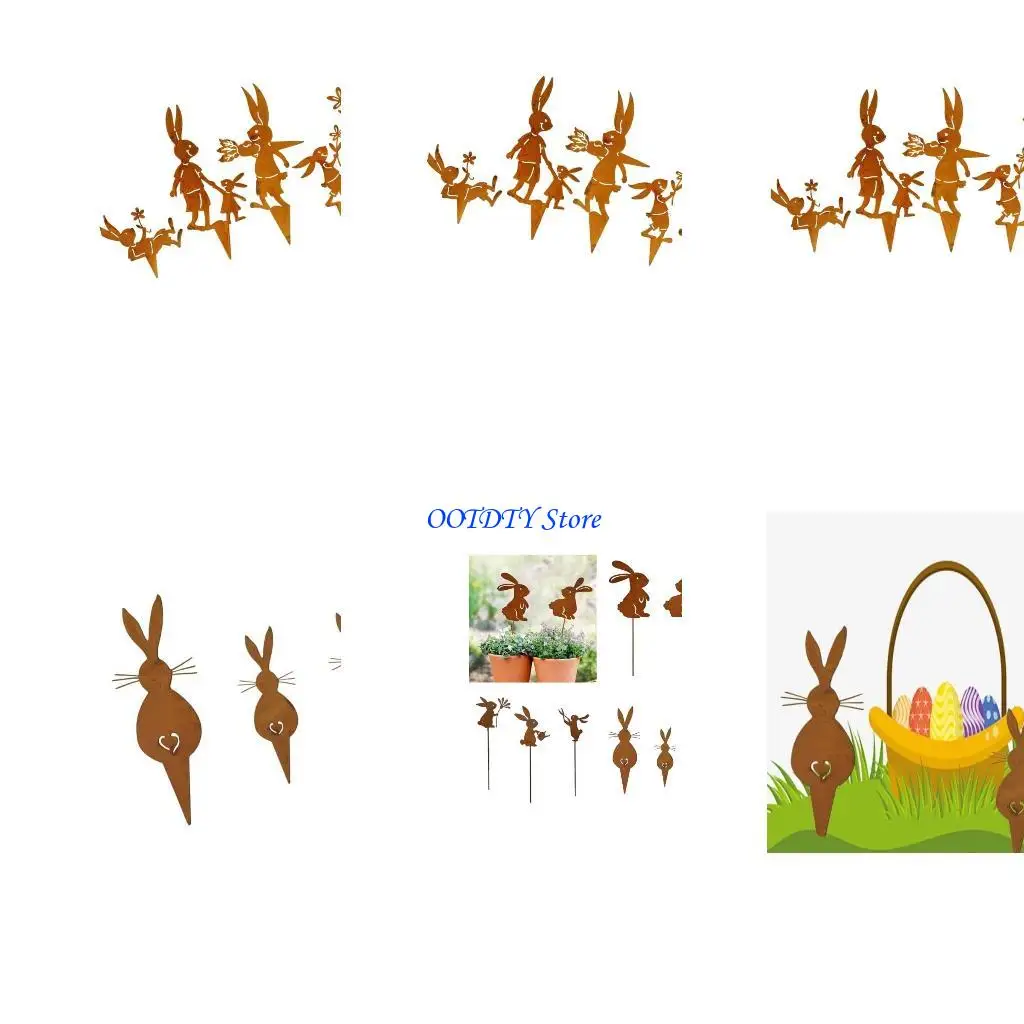

367a Пасхальная ржавая статуи статуи статуи с прекрасным видом для внутренних и наружных помещений