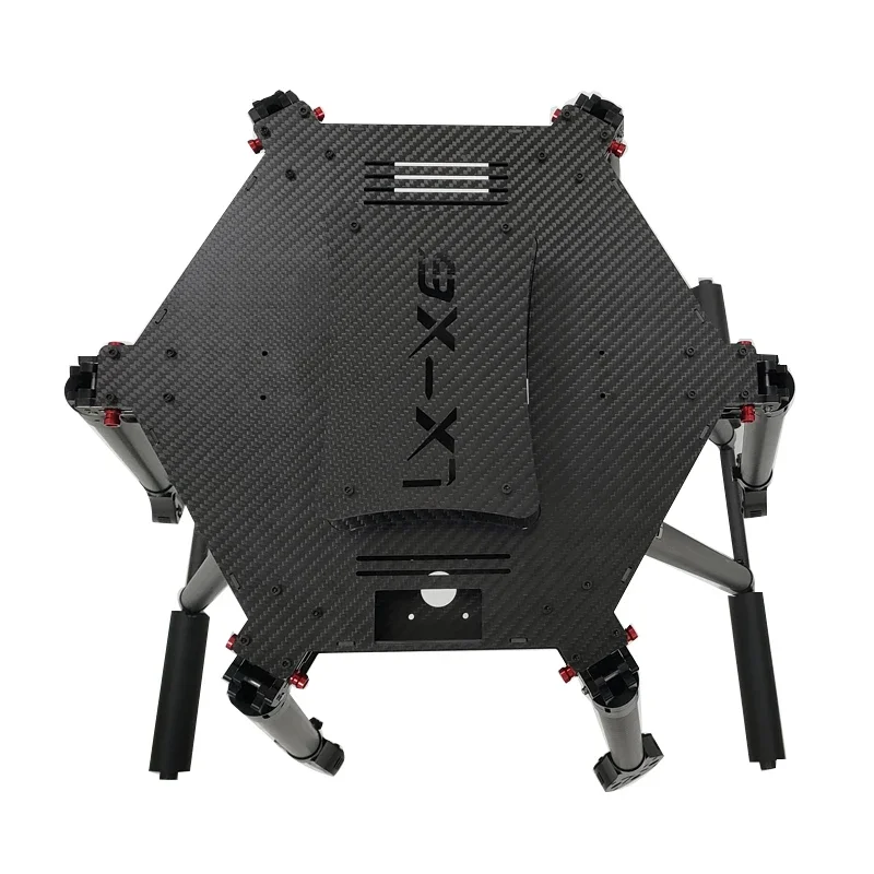 

Flyroun LXX6 TL6X003 6 aixs Full Carbon Fiber Umbrella Folding 6-axis Hexacopter Frame Kit with Carbon Fiber Landing Skid