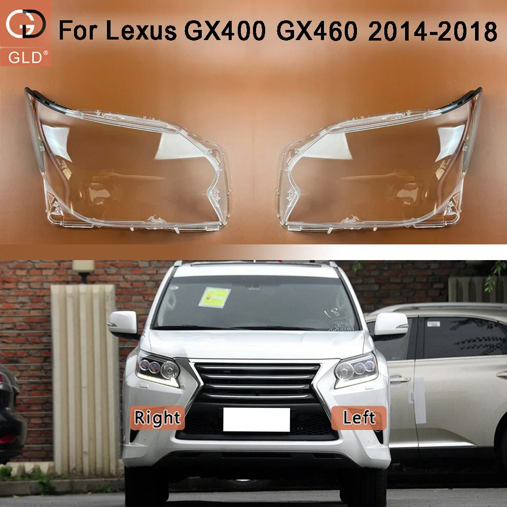 

Car Accessories Transparent Headlight For Lexus 2014 2015 2016 2017 2018 GX400 GX460 Shade Cover Lampshade Shell Lens Plexiglass