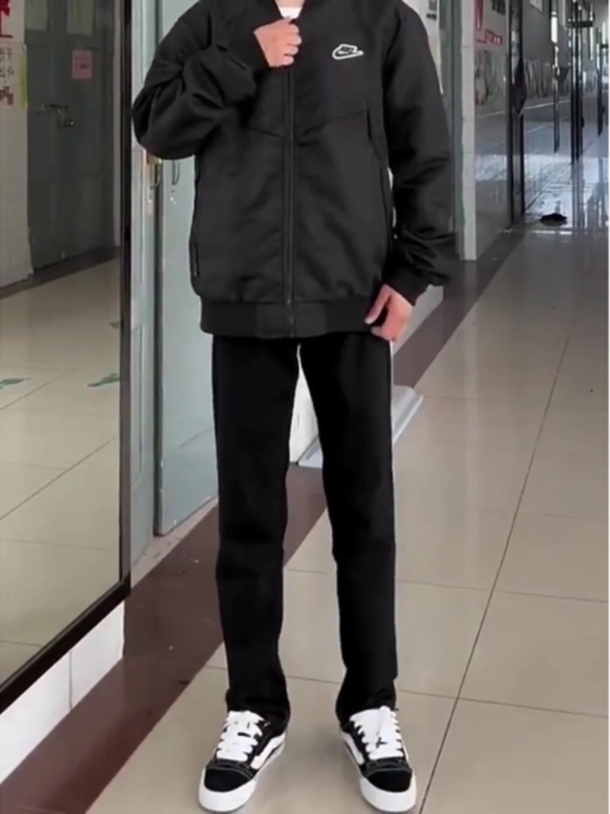 

Cleanfit Slimming Fce Lined Straight Leg Denim Jeans Bla Autumn Sle American Versatile Long Pants for Men