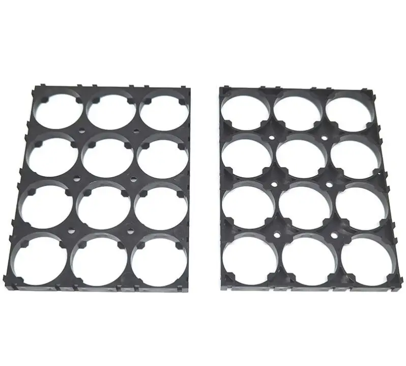 

MasterFire 500pcs/lot 3*4 32650 Battery Holder Bracket Cell Safety Anti Vibration Plastic Brackets For 32650 Lithium Batteries