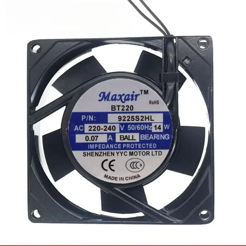 

Y+for Maxair BT200 9225B2HL 9025 220-240V 14W 0.07A Cooling Fan