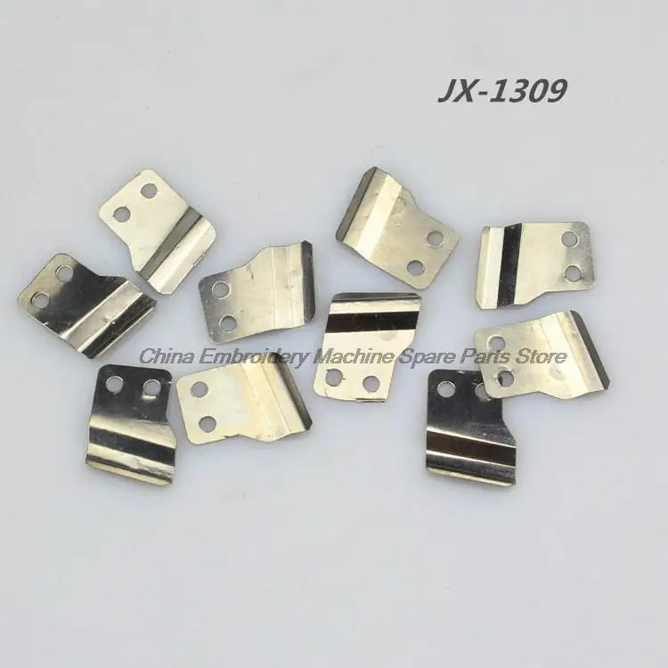 10PCS Trimming Machine Stainless Steel Plectrum Thread Cutter Thread Blade Shuangyu Knife Computer Embroidery Machine Parts