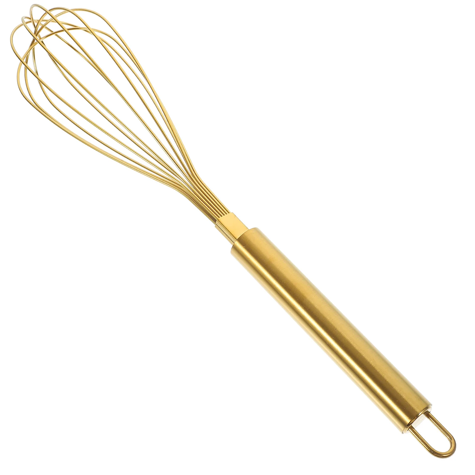 

Stainless Steel Golden Manual Egg Mixer Whisk Hand Push Matcha Mini Easy Cake Tools Wire