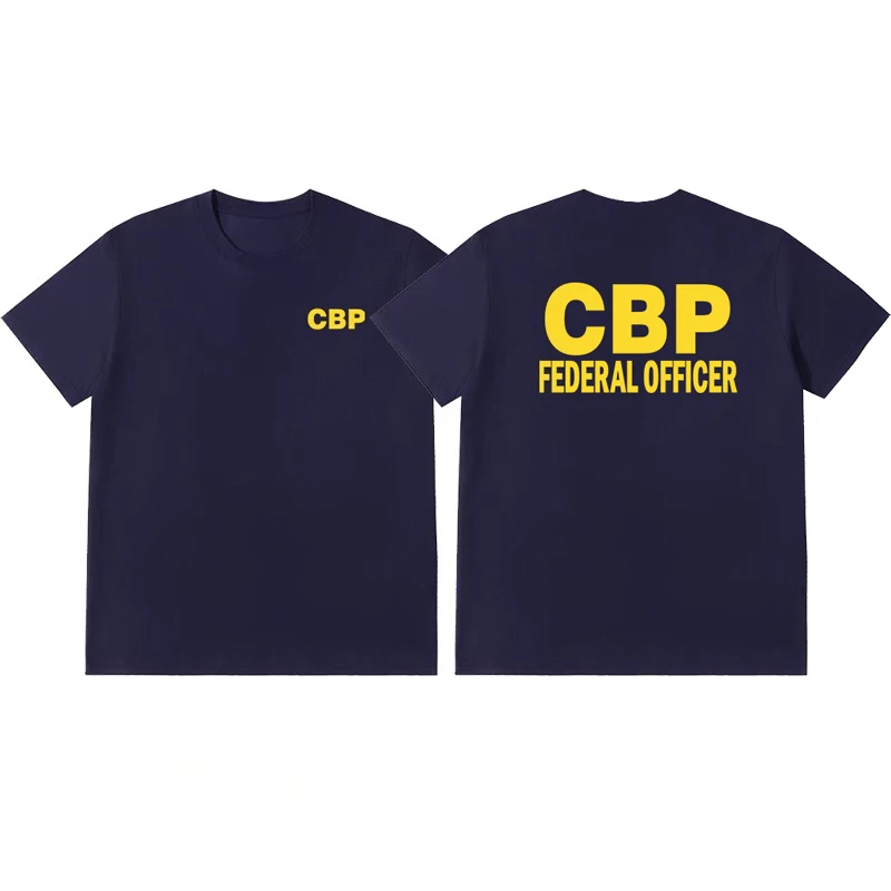Short-sleeved T-shirts for men and women, American police enthusiast tactical training clothes, summer style