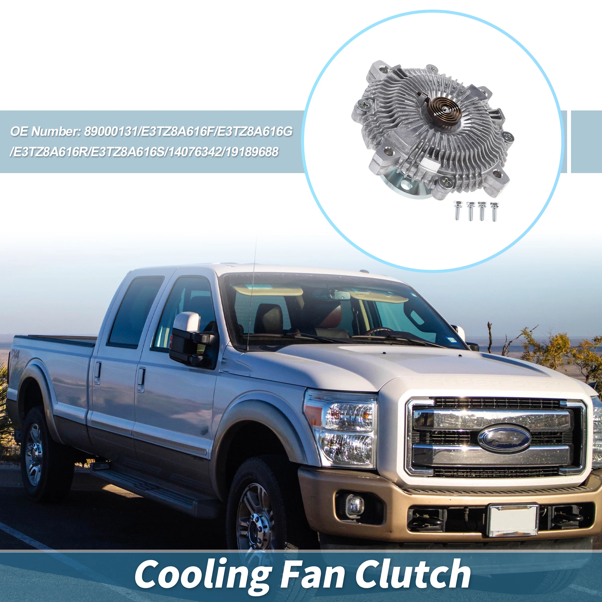 

UXCELL Engine Cooling Fan Clutch for Chevrolet Astro 2500 L4 2.5L OHV No.89000131