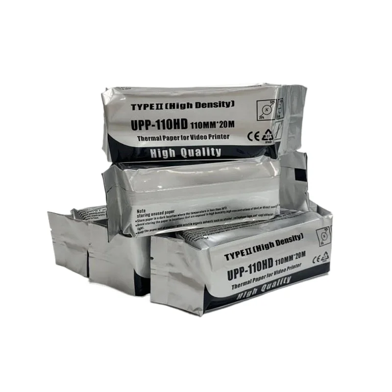 10 Roll Japan Compatible UPP-110HD Ultrasound Printing Paper High Density Thermal Paper for Sony