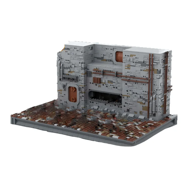 2251 PCS 컨스트럭션 프론티어 - 스트롱홀드 벙커 MOC 맞춤형 모듈식 빌딩 블록 창의적인 디자인 DIY 페스티벌 장난감 선물