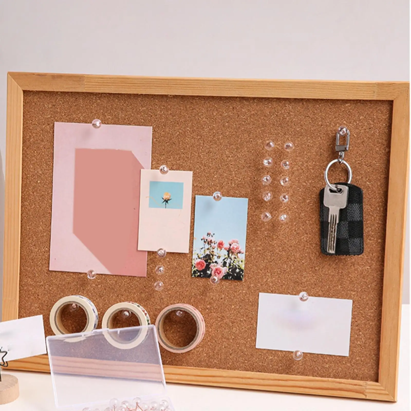 125 Push Pins Thumb Tacks Pushpins Hooks Stationery 5 Styles Clips Thumbtacks for Cork Board Message Board Bulletin Board Wall
