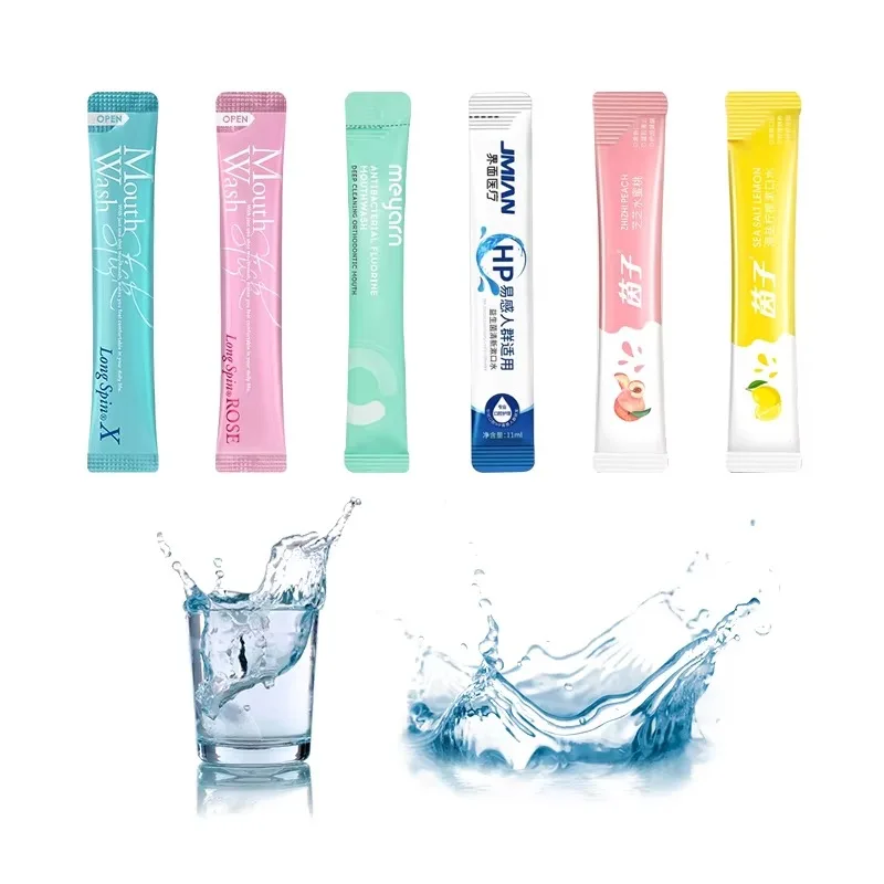 FL Custom Small Sachet Mouth Wash Filling Packaging Machine Mouthwash Packing Machine Juice Sachet Energy Drink Stick Bag