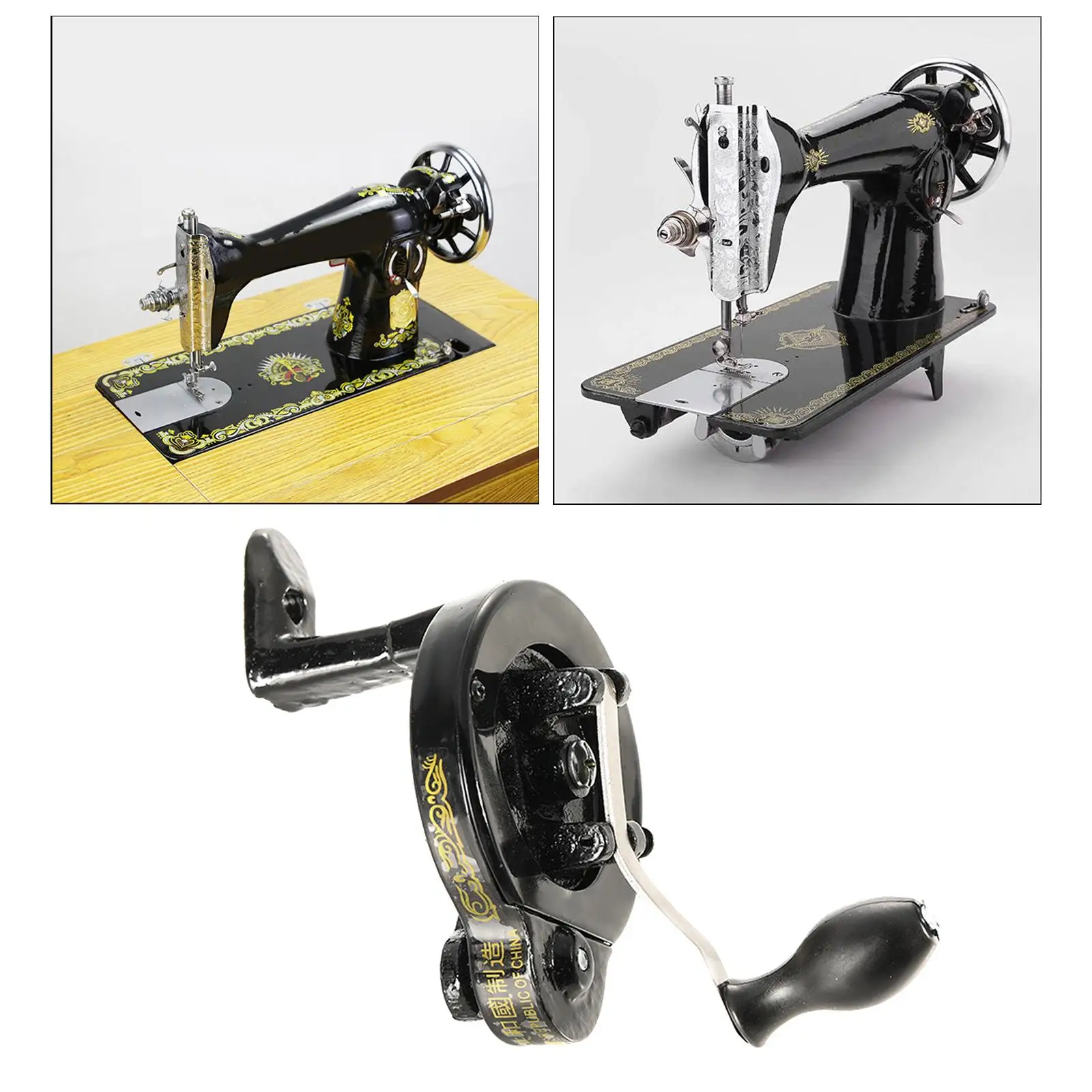 Metal Sewing Machine Hand Crank Handcrank Crafts Replacement