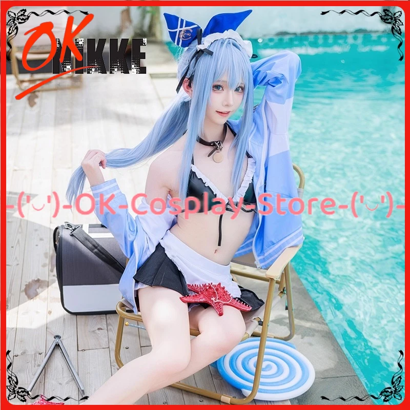 Diosa de la victoria: NIKKE Anchor Cosplay disfraz sirvienta Bikini traje de baño abrigo ropa interior sombreros Halloween carnaval fiesta uniforme