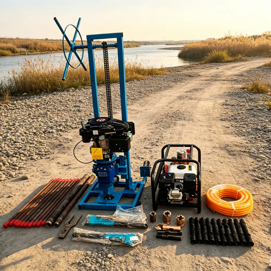 Customized Core Exploration Drilling Rig, Demountable Geological Drilling Rig, Outdoor Mountain Rock and Soil Sampling Equipment