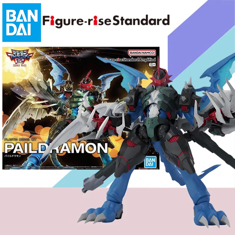 Bandai Original Digimon Series Anime Action Figures Mecha Dragonmon Assembly Model Toy Collection Model Ornaments Boy Gifts