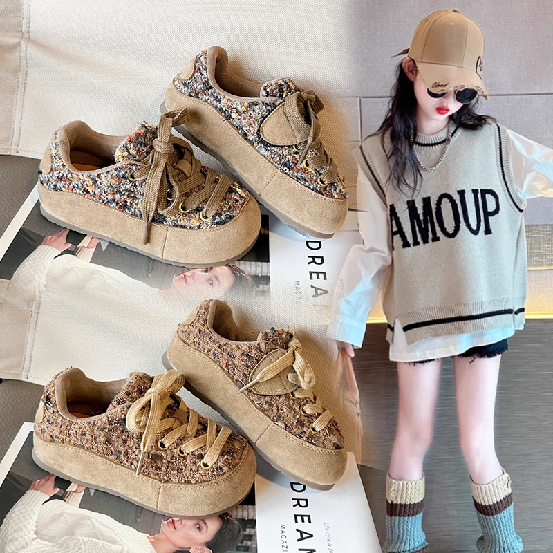 

Новинка 2023 года, осенняя детская модная и бестселлерная мягкая спортивная обувь в стиле ретро, удобная универсальная детская обувь на весь день