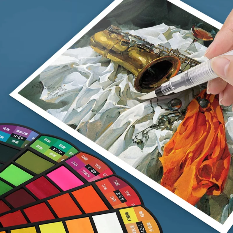 Норковая кожа, твердый акварельный пигмент для начинающих, Профессиональная Детская Акварельная краска, пигмент