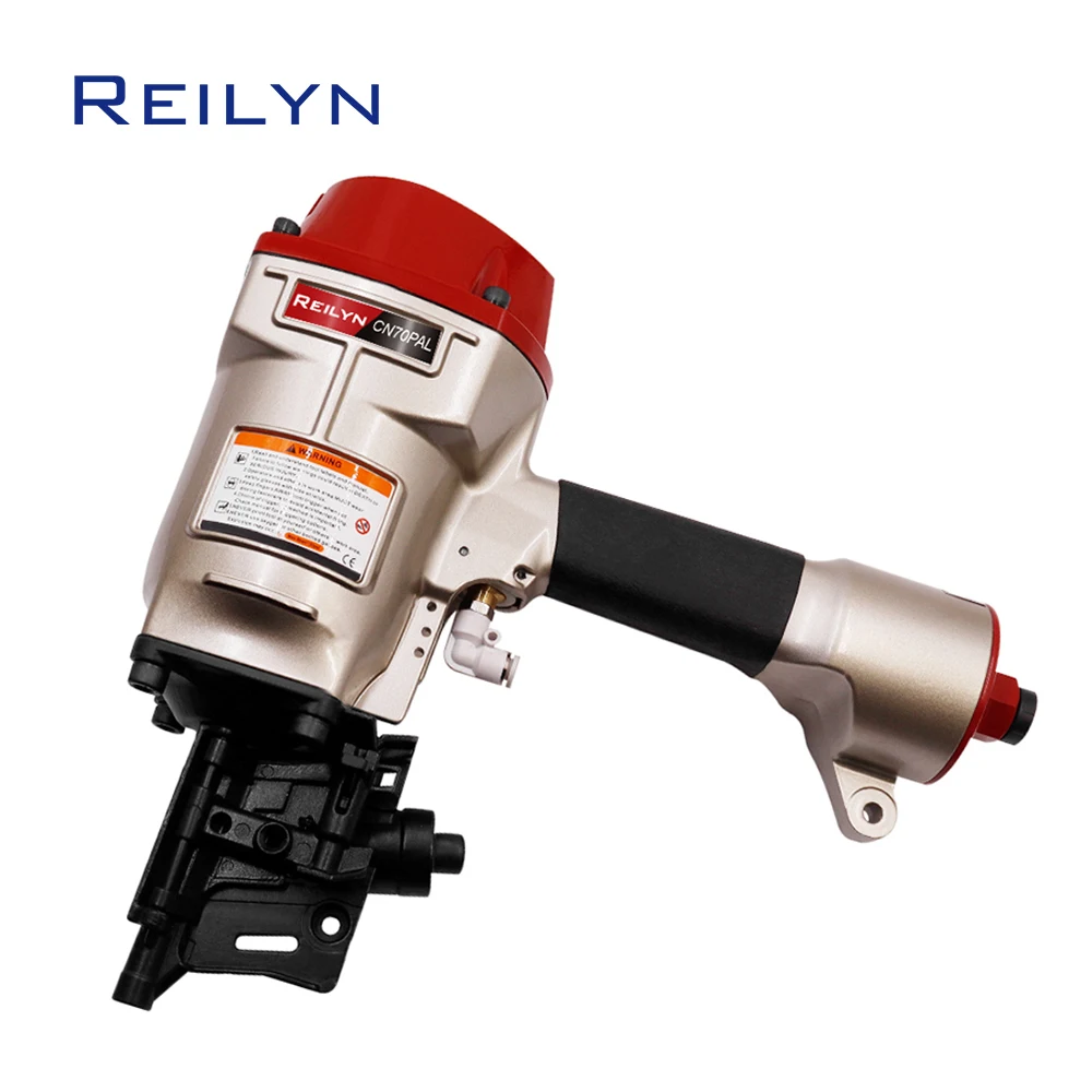 

Reilyn 2-3/4″ CN70PAL Heavy Duty Automated Pallets Coil Nailer for Automated Machines Industry Pneumatic Tools