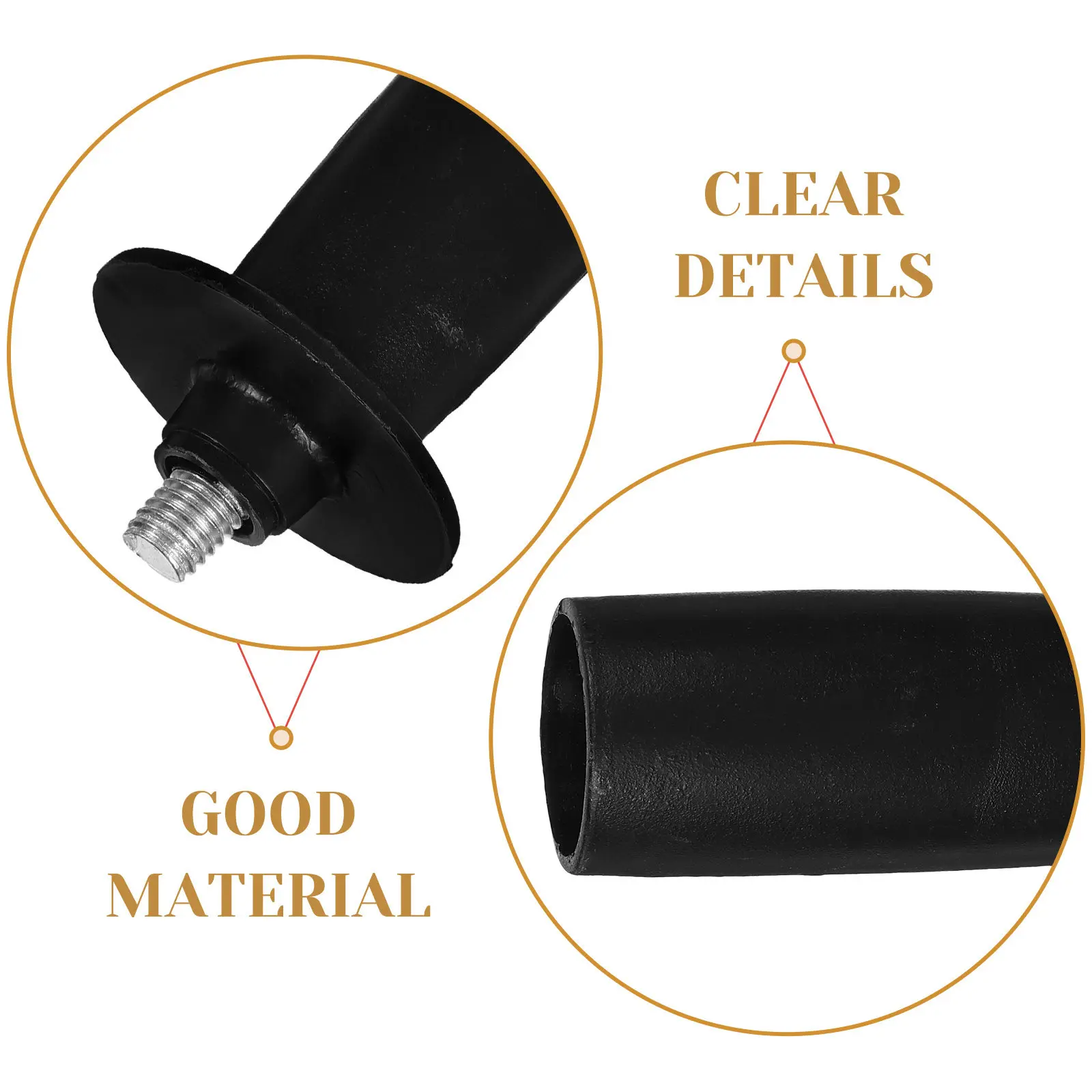 2pcs Non-Slip Angle Grinder Handle Replacement Plastic Side Auxiliary Handle For Polishing Machine Threaded Stability Grip - view 3