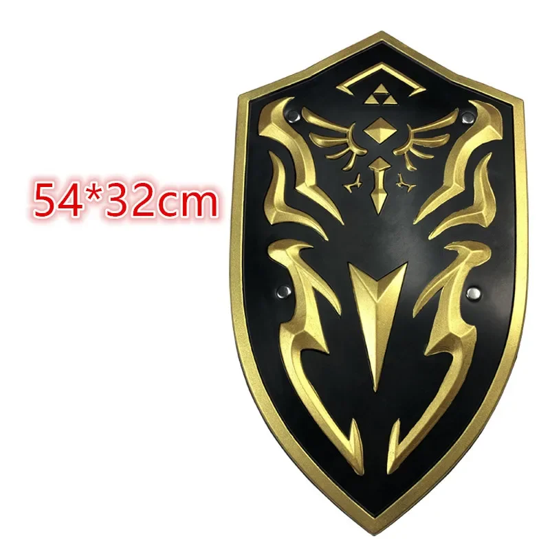 Game Link Sky Shield and Sky Sword 54cm PU Props Cos Royal Shield Halloween Cosplay Weapon cosplay Stage props toys