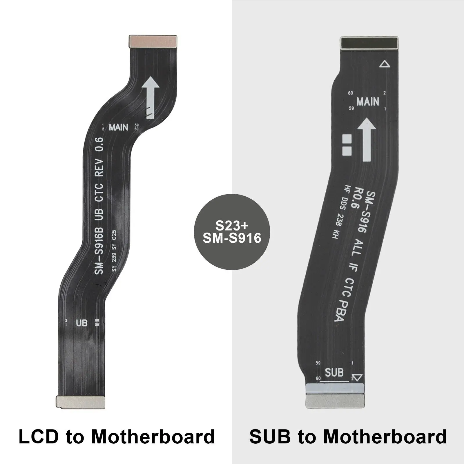 

Charging Port Motherboard Connector Flex Cable Ribbon For Samsung Galaxy S23+ SM-916 Repair Part