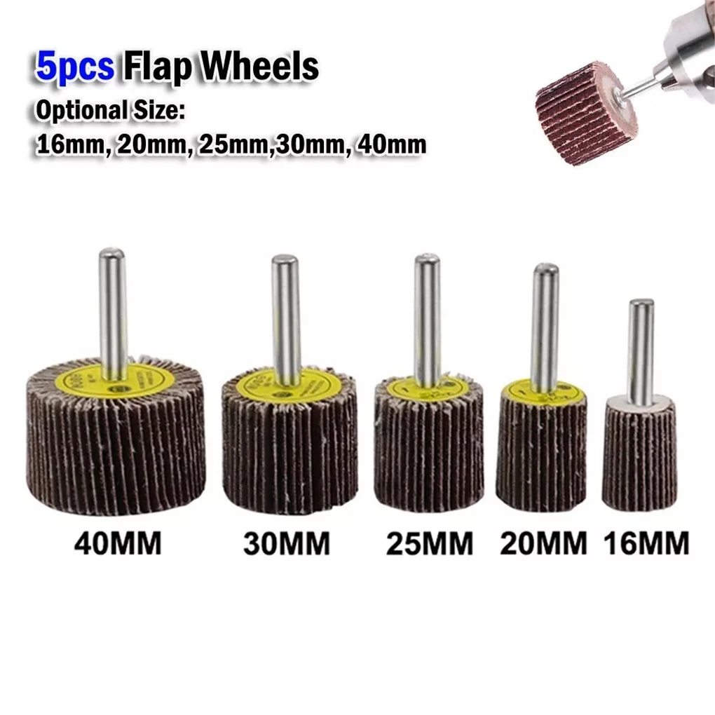 5pcs/set Sanding Drums Kit Sanding Band 1/2 1/4 Inch Sand Mandrels Fit for Nail Drill Rotary Abrasive Tools Mini Rotary Tool Set