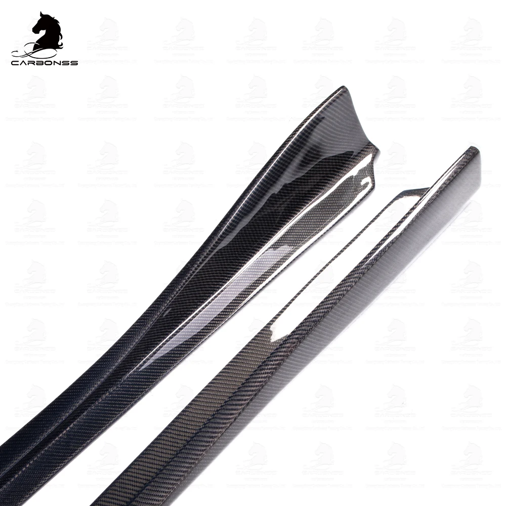 حار بيع السيارات السيارات أحدث التنانير الجانبية من ألياف الكربون فاري نوع ل A90 2019 + #5