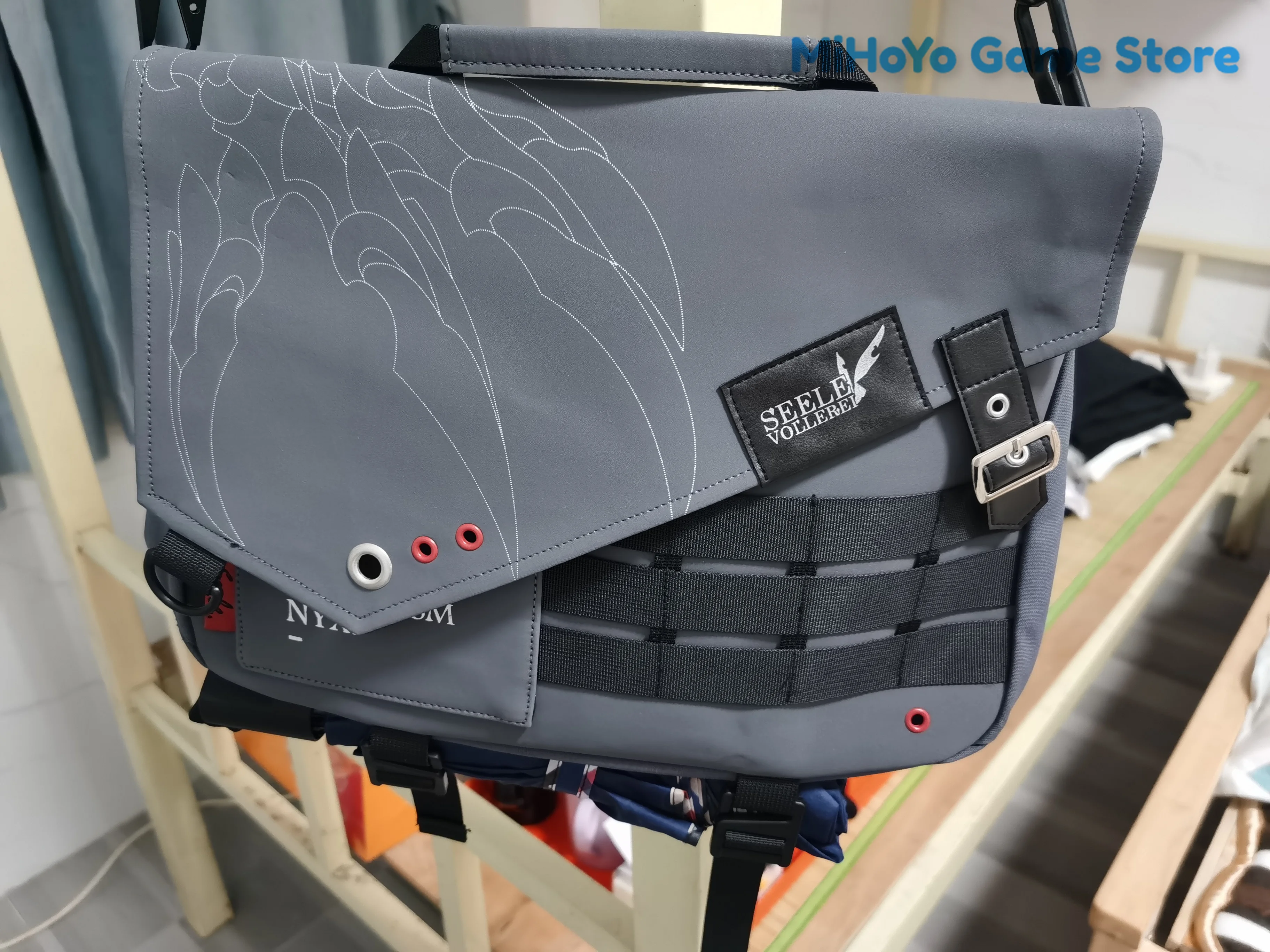 حقيبة سيلي الرسمية الأصلية هونكاي إمباكت 3 حقيبة كتف مفردة Seele Vollerei حقيبة Starchasm Nyx موضوع تأثيري للجنسين #5