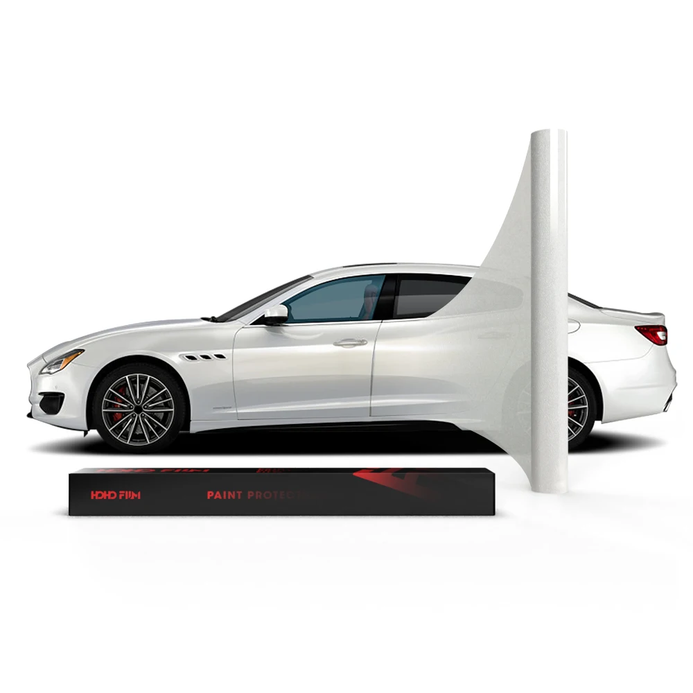 

White Gold Color PPF 8mil Thickness 10 Year Warranty High Gloss Paint Protection Film TPU PPF Colorful Car Body Stickers