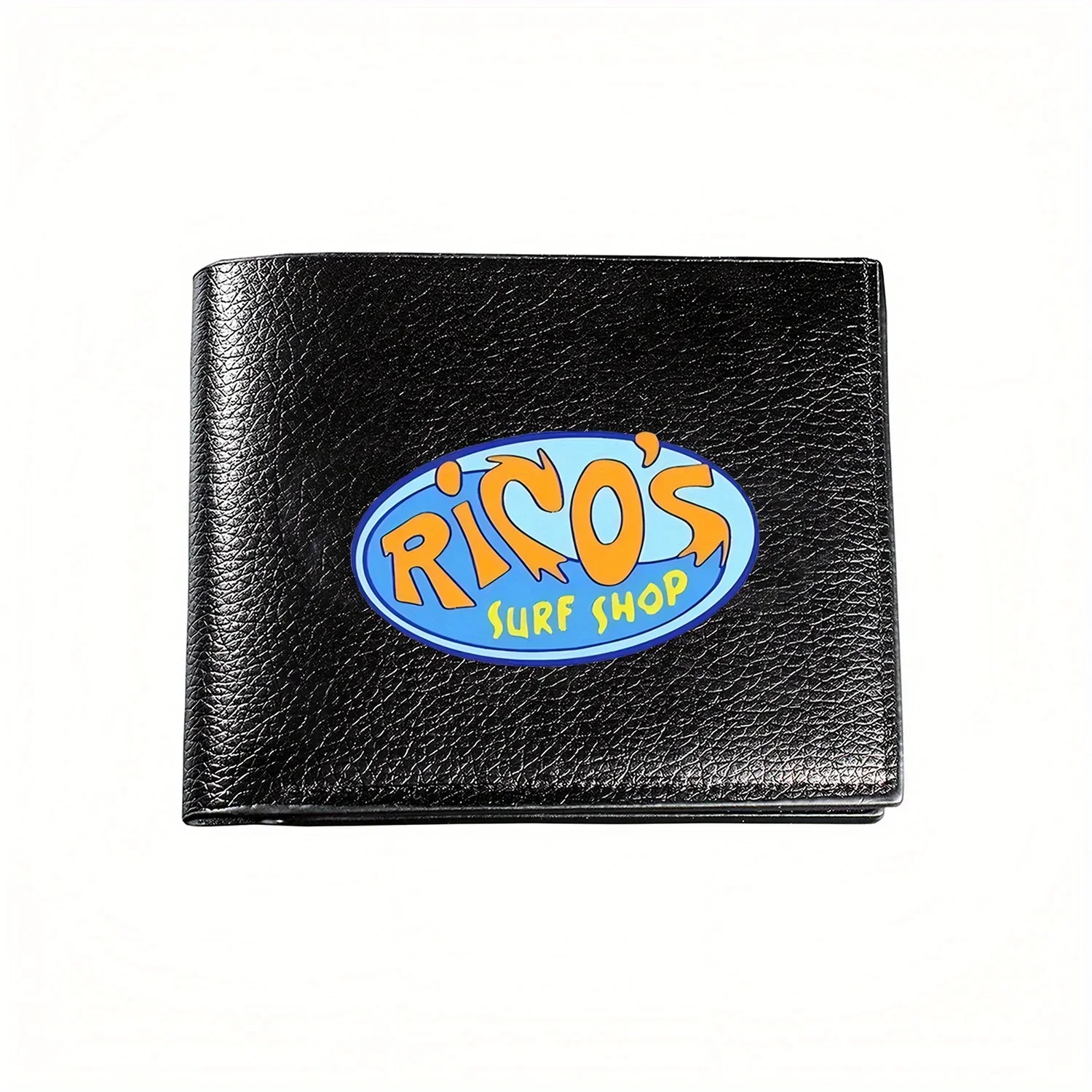 ريكو سيرف شوب شعار محفظة أنيقة تصميم رجال الأعمال عادية أنيقة بسيطة عملية جودة المحفظة طباعة أنيقة الرسم البياني