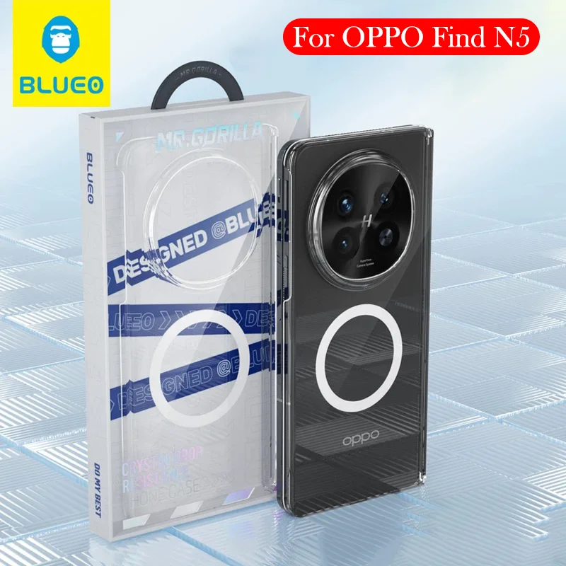 

Прозрачный чехол Blueo для задней крышки подушки безопасности OPPO Find N5