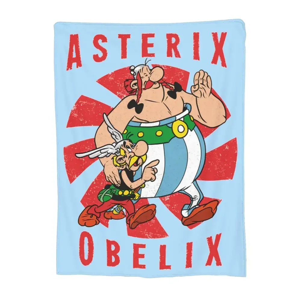 아스테릭스 오벨릭스 아기 담요, 코랄 플리스 플러시, 통기성 부드러운 스로우 담요, 소파 여행 플러시 얇은 이불, 사계절