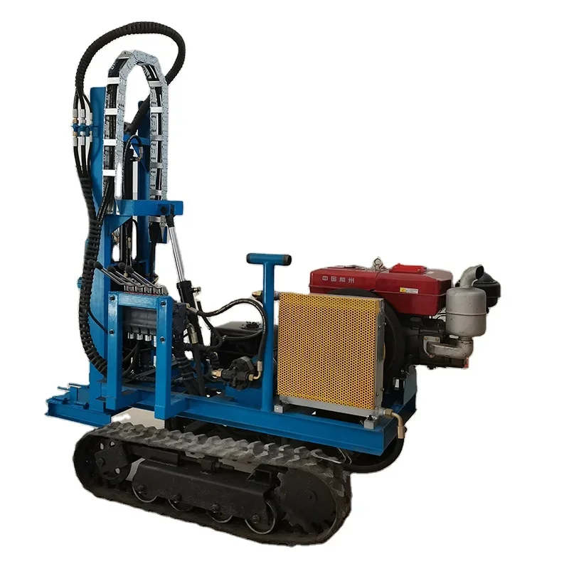 Portable DTH Drill Rig for Small Boreholes Pneumatic ROCK Drill Rotary for Home Use Mine Drilling Rig mining machinery