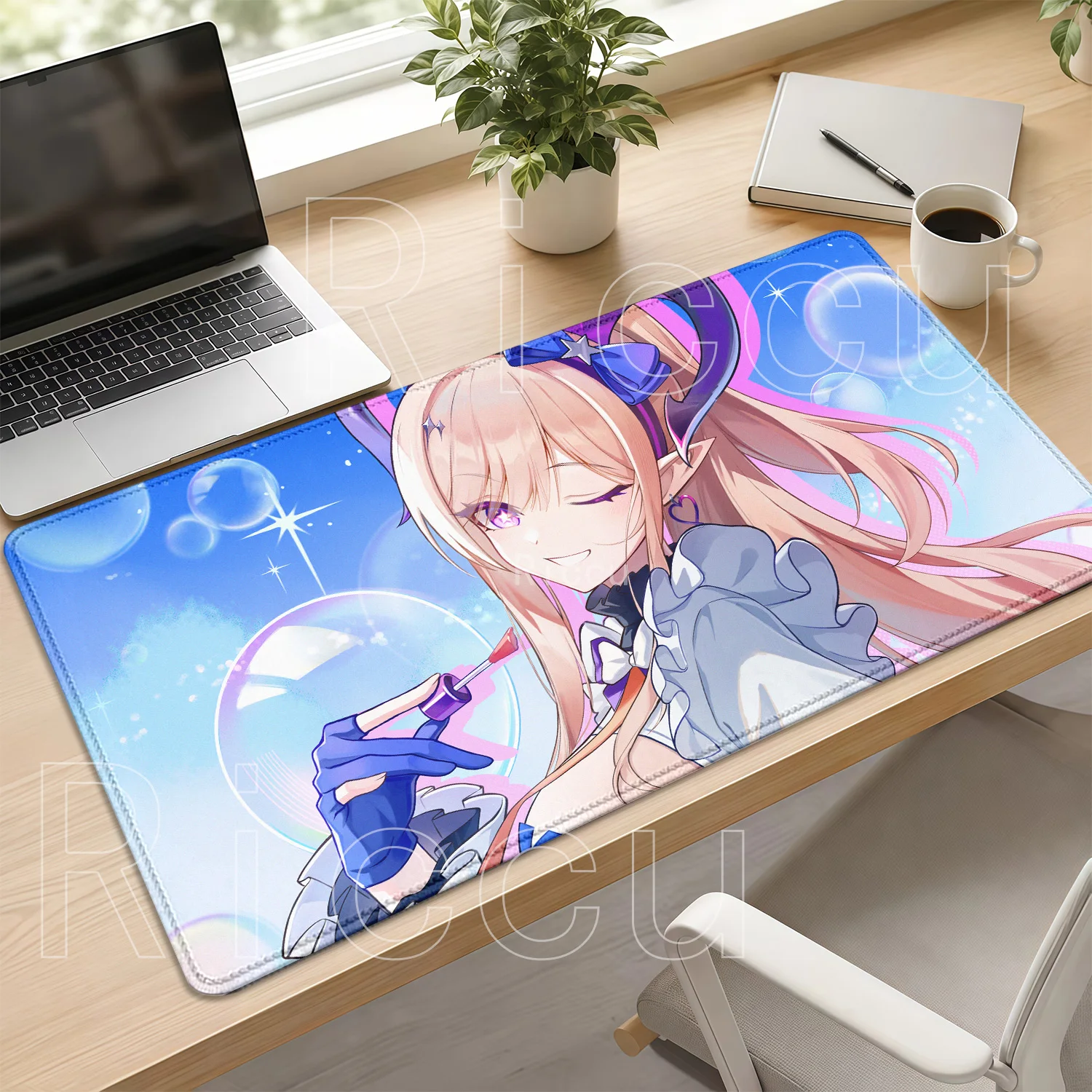 Perlica Rossi Arknights Endfield Gaming Overlock Mouse Pad Rubber Non-slip XXL Mousepad Offices Anime Girl HD Printing Desk Mat