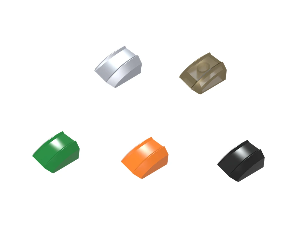 Creative Interlocking Cubes building fittings tiny granular construction MOC 2x2 arched bricks 1015 Compatible with Lego 30602