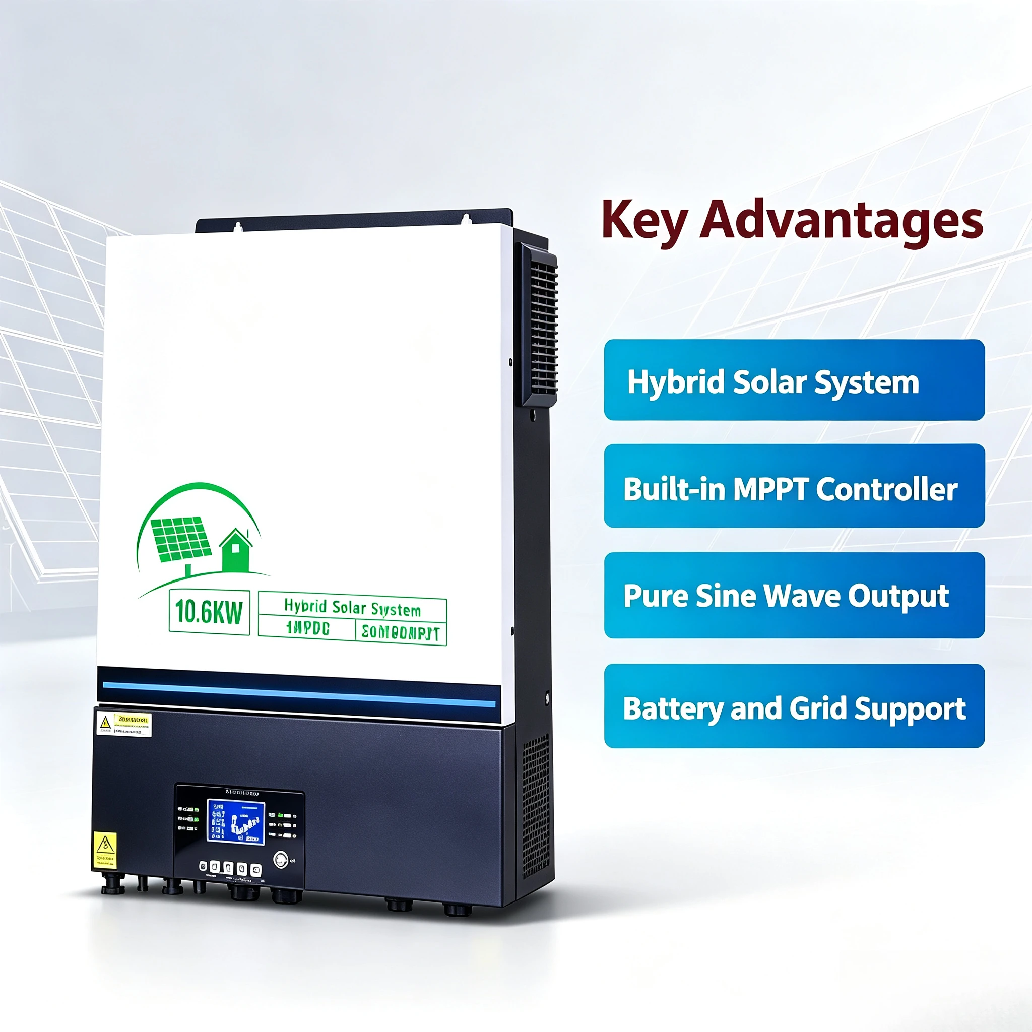 10.6KW 48V‑220V Solar Inverter - đánh giá và giá Mppt Charge Controller