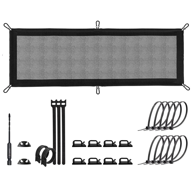 

Under Desk Wire Management Cable Management Flexible Under Desk Cable Management Tray Black