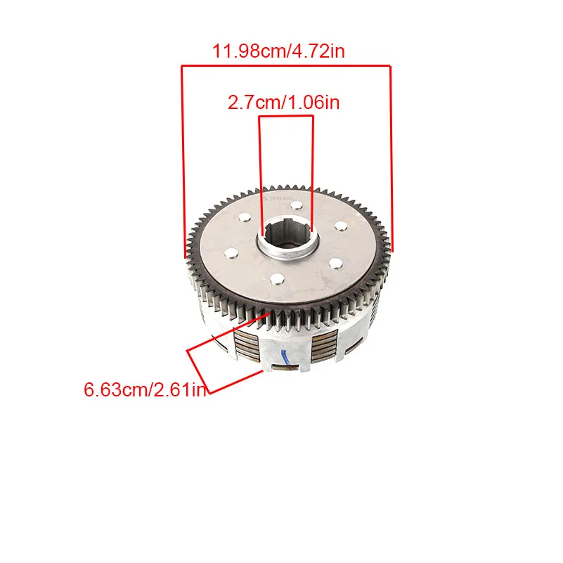 Venta caliente: Conjunto de embrague nuevo de alta calidad - Compatible con motocicletas Italika 250SZ, DT200, DT250, FT200