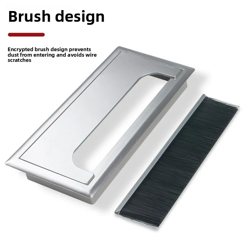 300mm-400mm-de-largo-lijado-blanco-negro-rectangulo-de-aluminio-mesa-de-oficina-cable-de-escritorio-ojal-suave-amortiguador-cubierta-de-solapa-cepillo