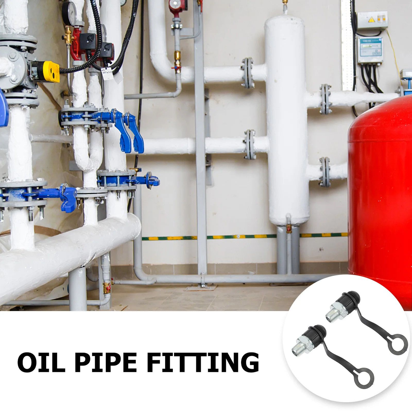 

Quick Connector Oil Pipe Joint Steel Hydraulic Fitting Durable Rust Proof Easy Install Valve Accessories Pipe Fittings