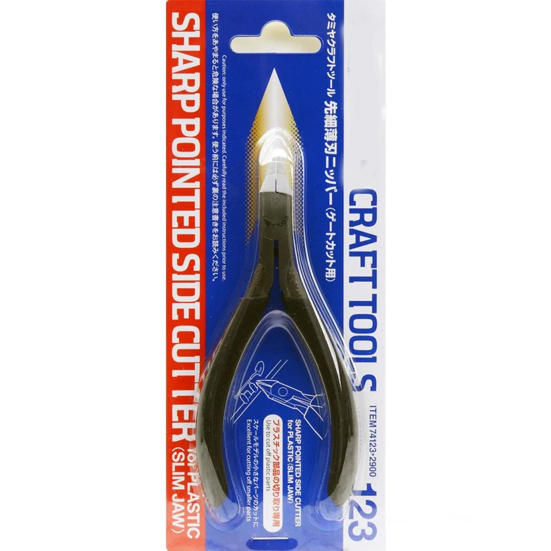 Tamiya  74123 Sharp Pointed Side Cutter Cutting Pliers Nipper Diagonal Plier DIY Hobby Military Model Kit Craft