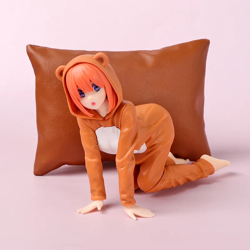 Anime The Quintessential Quintuplets Nakano Ichika Nakano Miku Figure Pajamas Dress Up Itsuki Model Nino Toys Yotsuba Action