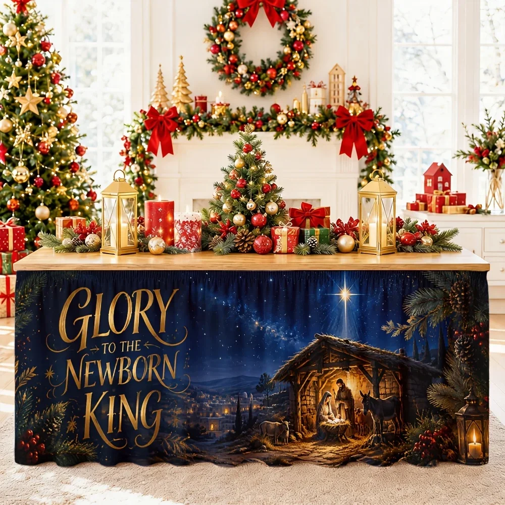 A tablecloth 