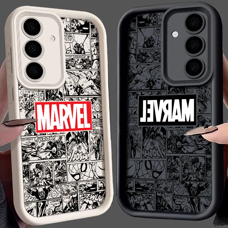 

The Avengers Marvel Comics Phone Case For Samsung S25 S24 S23 Ultra S22 S20 Plus S21 FE Cases Cover Galaxy S25Ultra S24FE Funda