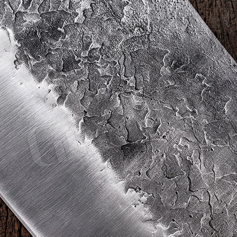 Handmade Forged Kitchen Knife Chef Butcher Knife High-carbon Bone Chopper Traditional Cleaver Meat Slicing Knife Cooking Tools