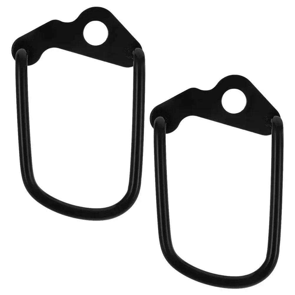 

2pcs Rear Derailleur Protector Bike Gear Hanger Guard Mountain Bicycle Accessories Black Easy Installation Impact Resistance
