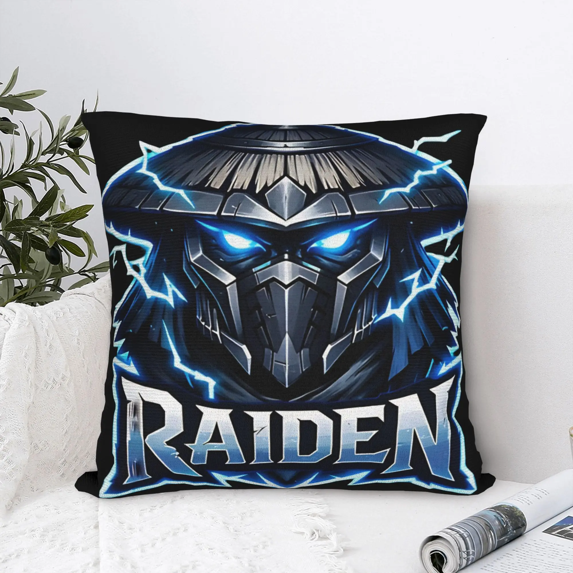 

Mortal Kombat Raiden Pillow Case Novelty Pillow Cover Comfy Pillowcases For Living Room Sofa