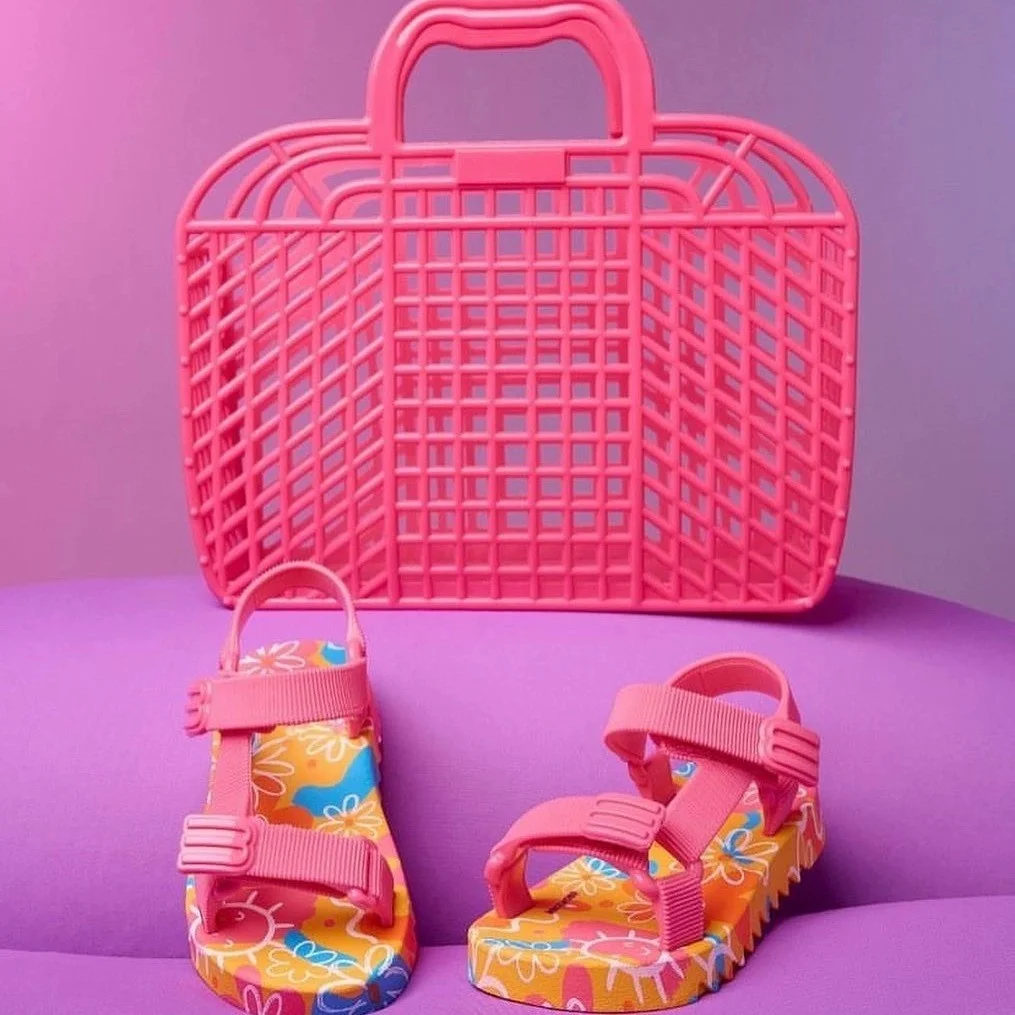 Kinder Sandalen Met Open Tenen En Print Zomer Geweven Inline Strandloafers