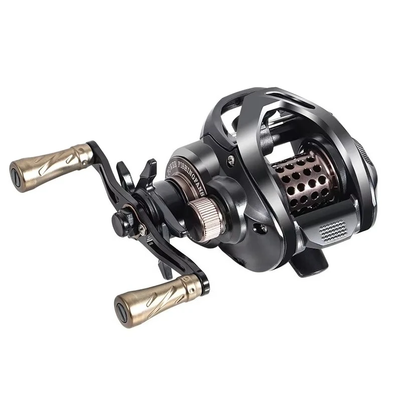 

Рыболовная катушка для спиннинга с левосторонней ручкой, прецизионным литьем, плавным ходом, устойчивой к коррозии карбоновой шпулей, передаточное число 7.2:1, 5