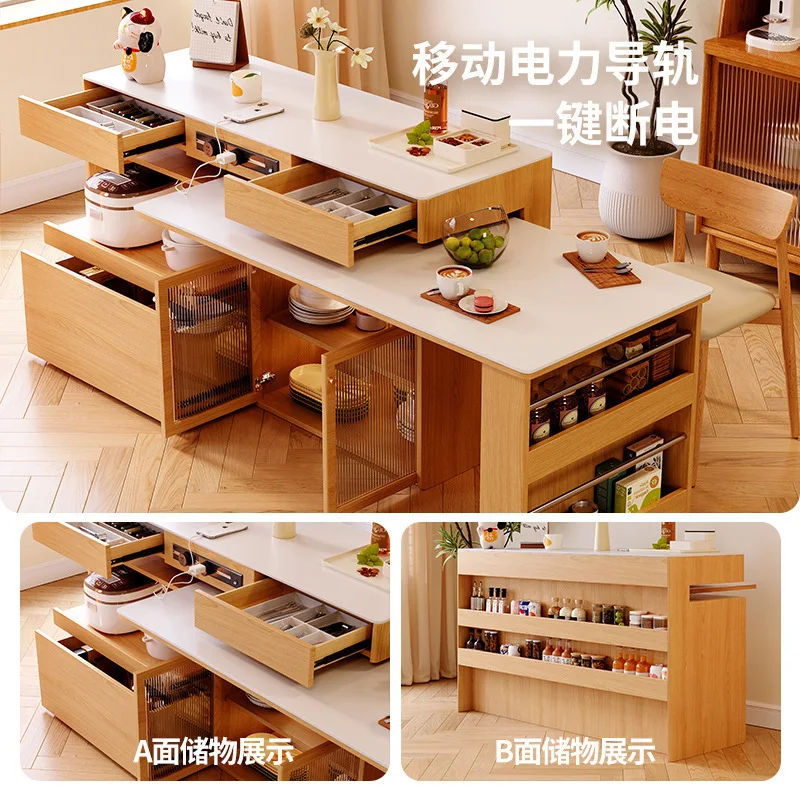 Japanese-style table and chair combination camping old-fashioned new outdoor full set semi-round bedroom telescopic balcony